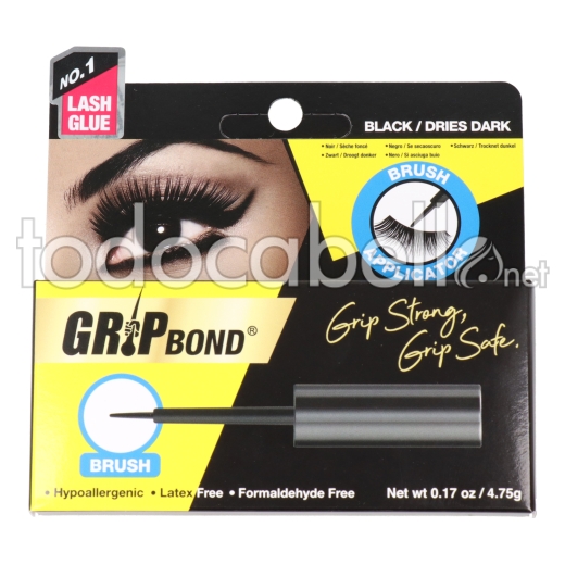 Ebin New York Grip Bond Eyelash Adhesive 5g Black Brush 75 Gr