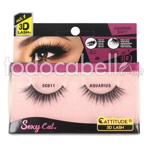 Ebin New York Sexy Cat Lash Aquarius