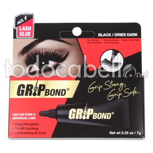 Ebin New York Grip Bond Eyelash Adhesive Grip Strong Tube Adhesivo 7 Gr