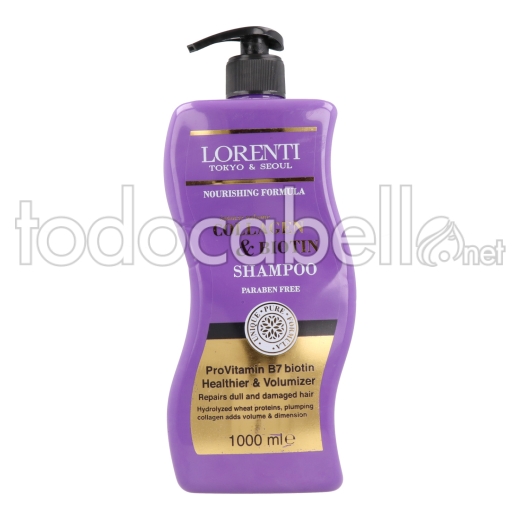 Lorenti Hair Champú 1000 Ml Collagen & Biotin