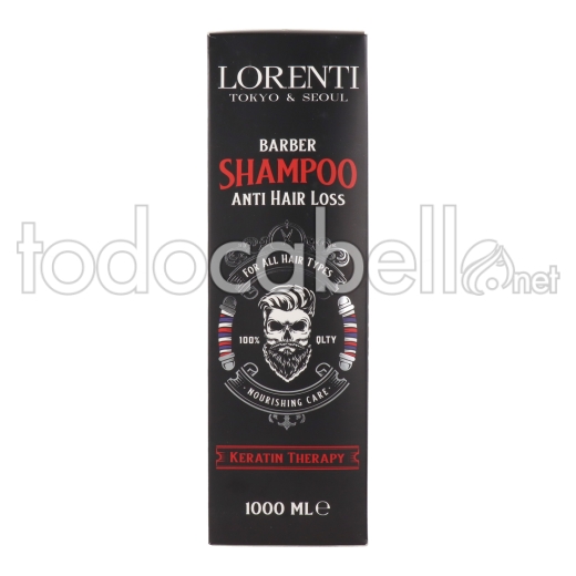 Lorenti Men Champú 1000 Ml Keratin Therapy