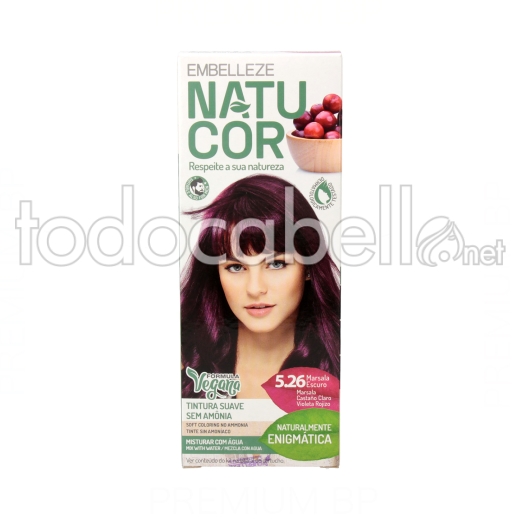 Novex Naturcor Coloración Permanente Sin Amoníaco 33 G Color 5.26