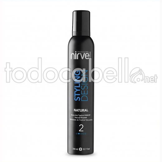 Nirvel Styling Design Natural Fixation Foam 300ml