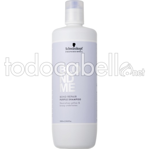 Schwarzkopf Blondme Bond Repair Champú Nutritivo Morado 1000ml