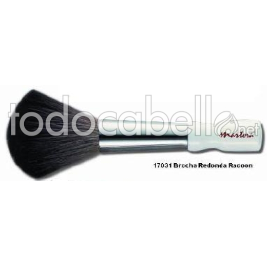 Martora rotonda Powder Brush.  Racoon capelli ref: 17031