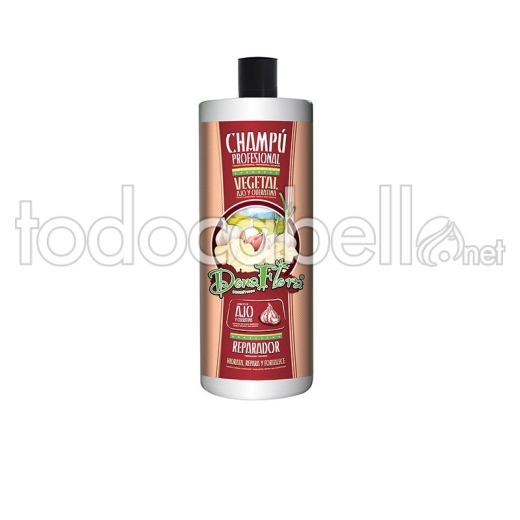 Dona Flora Champú Reparador Vegetal de Ajo y Keratina 1000ml