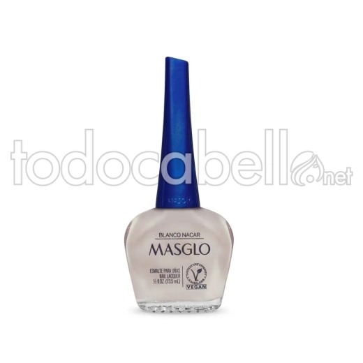 Masglo Esmalte de Uñas BLANCO NACAR 13,5ml