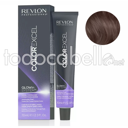 Revlon Tint Revlonissimo Color Excel 5.25 Light Brown Irised Mahogany 70ml