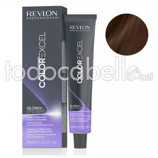 Revlon Tint Revlonissimo Color Excel 5.34 Light Brown Copper Gold 70ml