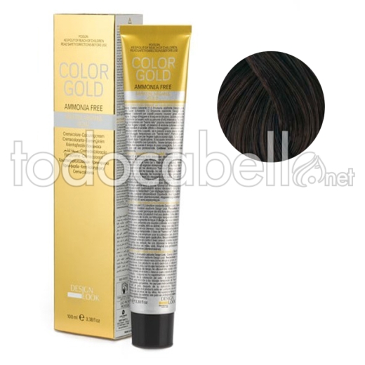 Design Look Color Gold 5.3 Castaño Medio Dorado 100ml