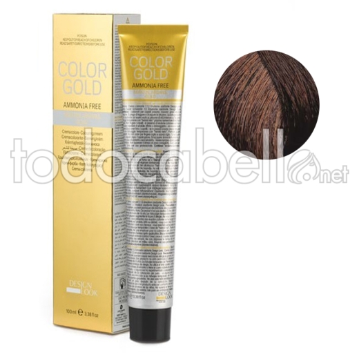 Design Look Color Gold 6.34 Rubio Oscuro Dorado Cobre 100ml