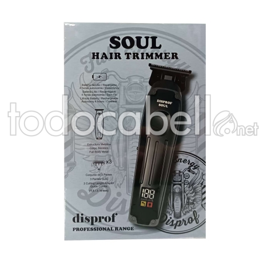 Disprof SOUL hair Trimmer Máquina de corte profesional