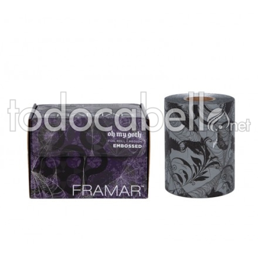 Framar Papel Aluminio Rollo Mediano Grabado Oh My Goth