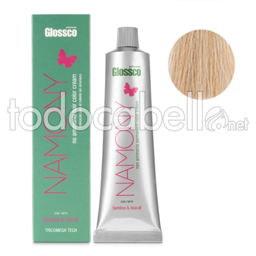 Glossco NAMONY Tinta senza ammoniaca nº 10.1 Biondo Chiarissimo Cenere100ml