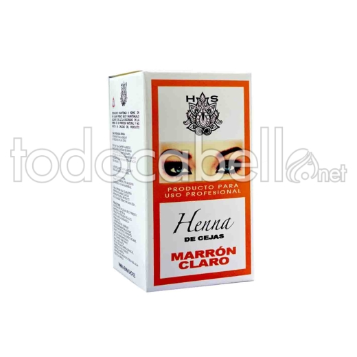 Henna HS for light brown eyebrows. Kit 2 applications