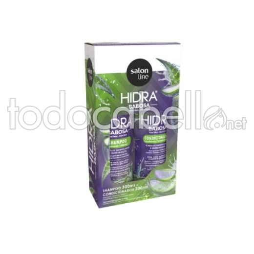 Salon Line Kit Hidra Chámpu y Acondicionador Babosa y Queratina 300ml