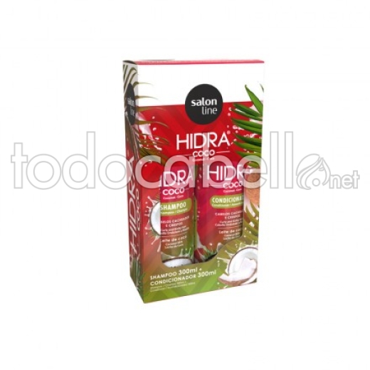 Salon Line Kit Hidra Chámpu y Acondicionador Coco y Colágeno 300ml