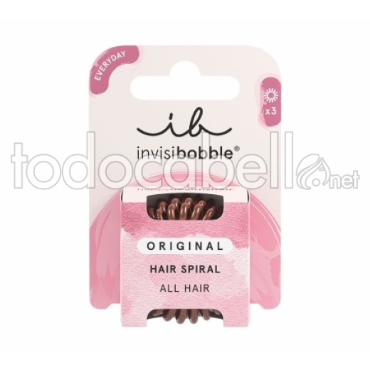 Invisibobble Hair Spiral Pretzel Brown