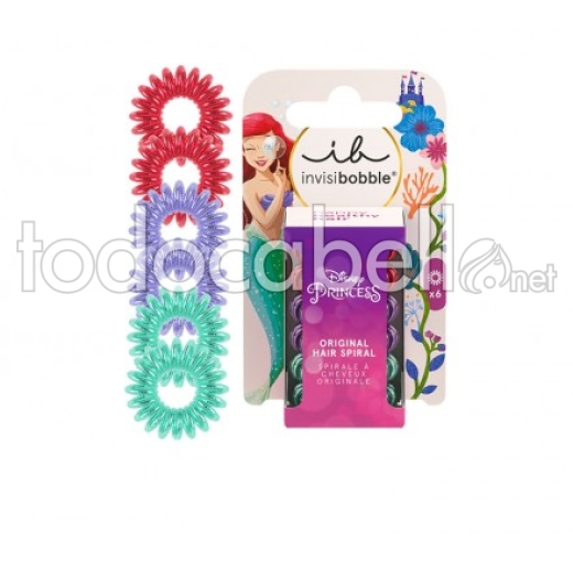 Invisibobble Hair Spiral Kids Original Disney Ariel 6 U