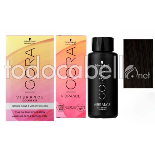 Schwarzkopf Demi-Permanent Dye Igora Vibrance 1-0 nero 60ml