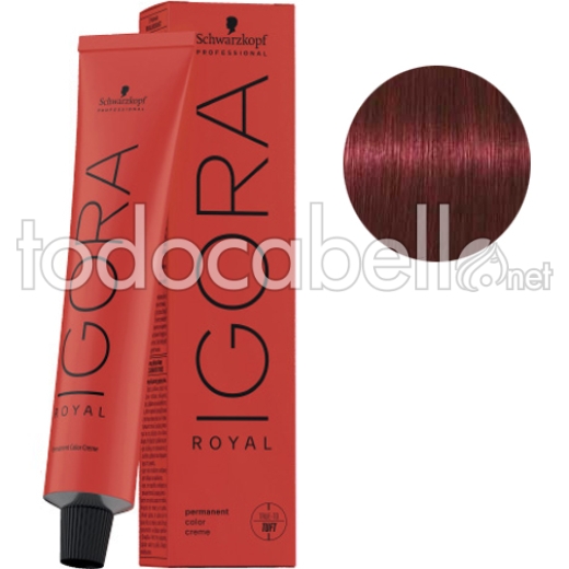 Schwarzkopf Tinte Igora Royal Castaño Medio Rojo Intenso