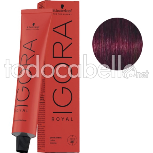 Schwarzkopf Tinte Igora Royal Castaño Claro Violeta Intenso