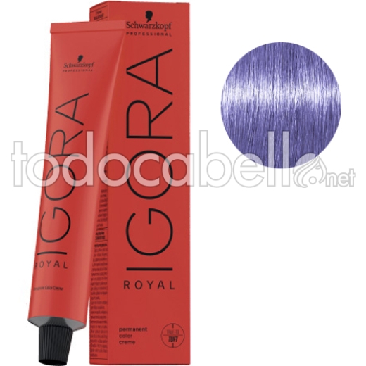 Schwarzkopf Tint Igora Royal 9,5-29 Toner pastello alla Lavanda + Oxygenated