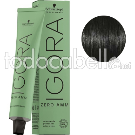 Schwarzkopf Tint Igora ZERO AMM senza ammoniaca 1-0 60ml