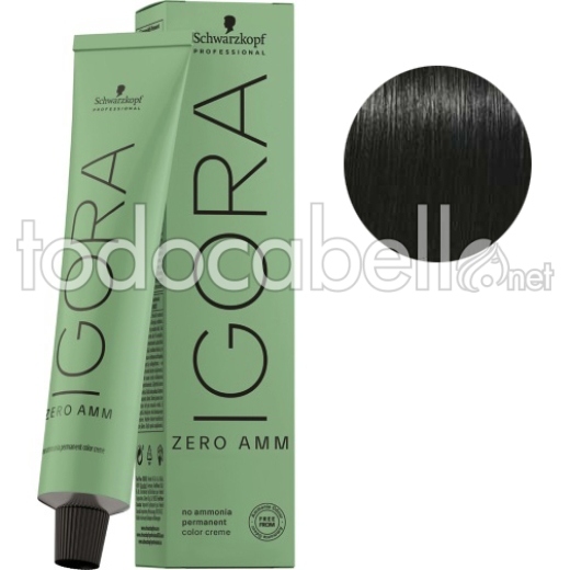 Schwarzkopf Tint Igora ZERO AMM senza ammoniaca  3-0    60ml