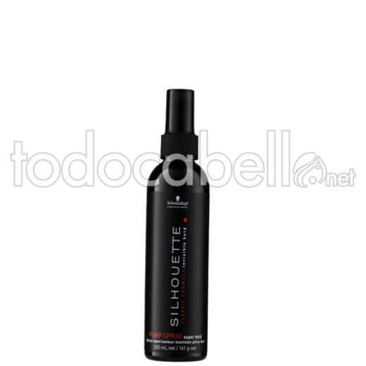 Schwarzkopf Silhouette PUMP SPRAY.  Extrafuerte fixer 200ml