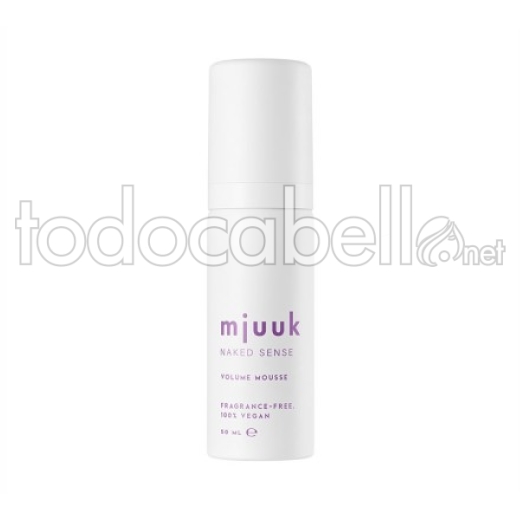 Mjuuk Naked Sense Espuma Volumen sin Fragancia 50ml