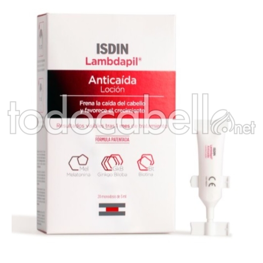 Isdin Lambdapil Anticaída Loción 20 Monodosis x 3ml