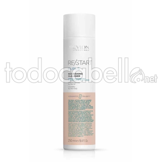 Revlon Re-Start Curls Shampoo nutriente per ricci 250ml