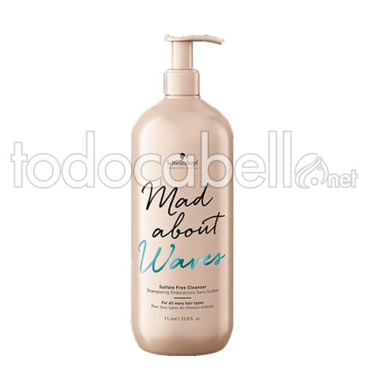 Schwarzkopf Mad About Waves Shampoo senza solfati 1000 ml