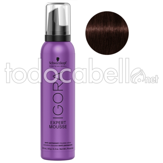 Schwarzkopf Igora Expert Mousse 4-68 Media Cioccolato Marrone Rosso 100ml.