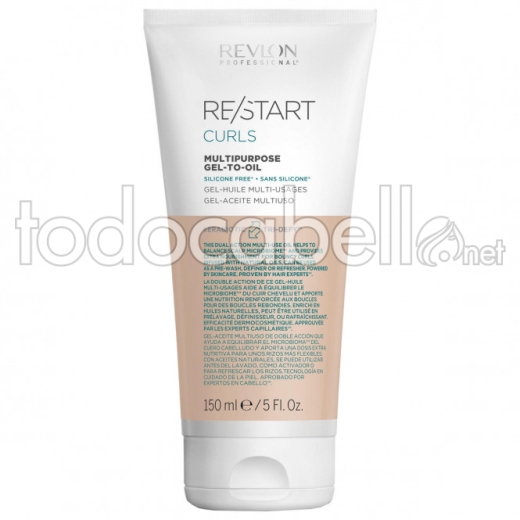 Revlon Re-start Curls Multipurpose Gel to oil. Multipurpose curl gel 150ml