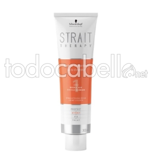 Schwarzkopf Strait Therapy crema di raddrizzamento dei capelli 300ml Normale -1-