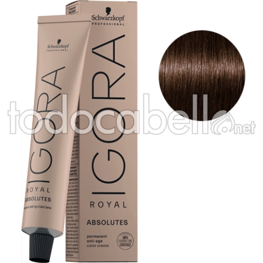 Brown marrone naturale Tint Schwarzkopf Igora Reale Assoluti Luce