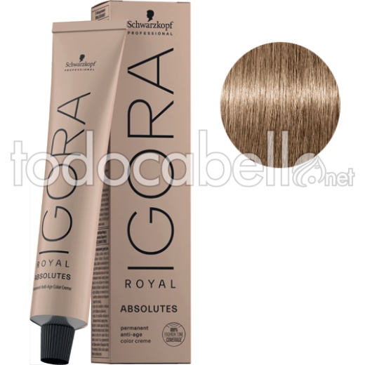 Schwarzkopf Tinte Igora Abolutes Age Blend Rubio Claro Natural Ceniza