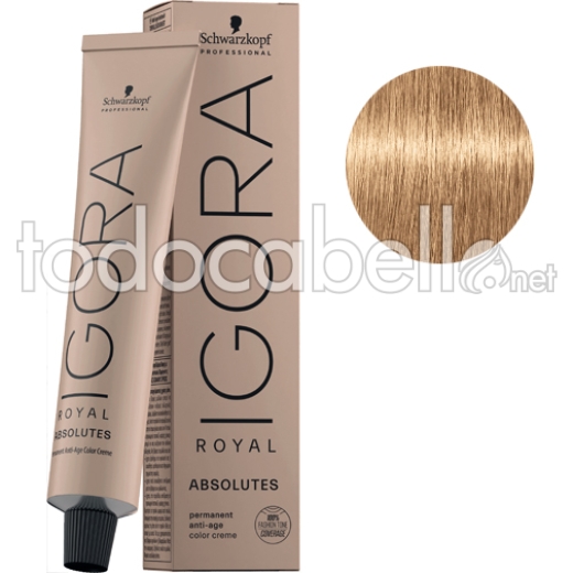 Schwarzkopf Tinte Igora Abolutes Age Blend  Rubio Muy Claro Dorado Chocolate