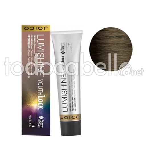 Joico Tinte Permanente Lumishine Youthlock 6NNA Rubio Oscuro Ceniza 74ml