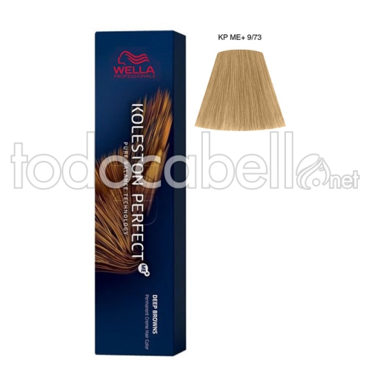 Wella Koleston Perfect ME+ Deep Browns 9/73 biondo molto chiaro dorato marrone 60ml 60ml