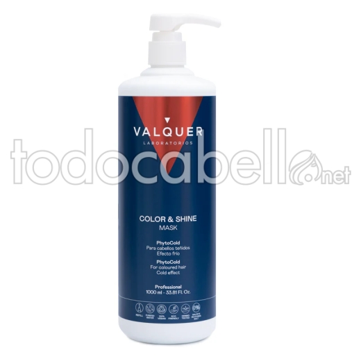 Maschera capillare glaciale Color and Shine Valquer. Capelli tinti 975ml