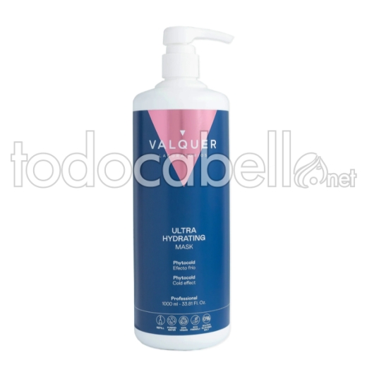 Maschera capillare glaciale ultraidratante Valquer. Capelli secchi 975ml