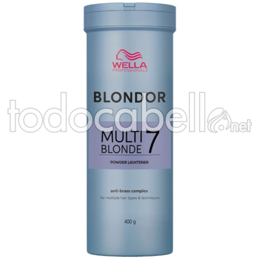 Multi Biondo Wella Blonder 7 polvere decolorante 400g.