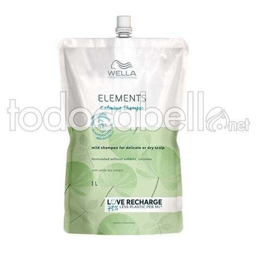 Wella ELEMENTS Calming Champú RECHARGE Cuero cabelludo seco 1000ml