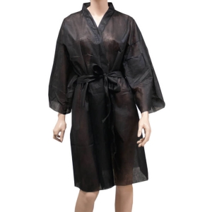 SACCHETTO 10 KIMONO MONOUSO NERO