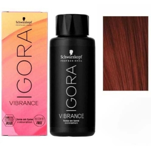 Schwarzkopf Demi-Permanent Dye Igora Vibrance 5-88 marrone chiaro rosso intenso 60ml