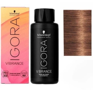 Schwarzkopf Demi-Permanent Dye Igora Vibrance 7-57 biondo mezzo rame dorato 60ml