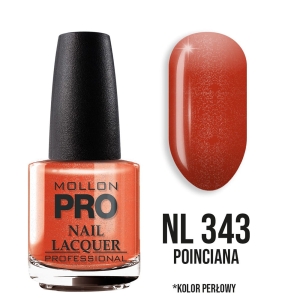 Mollon Pro Hardening Nail Lacquer Color 343 15ml